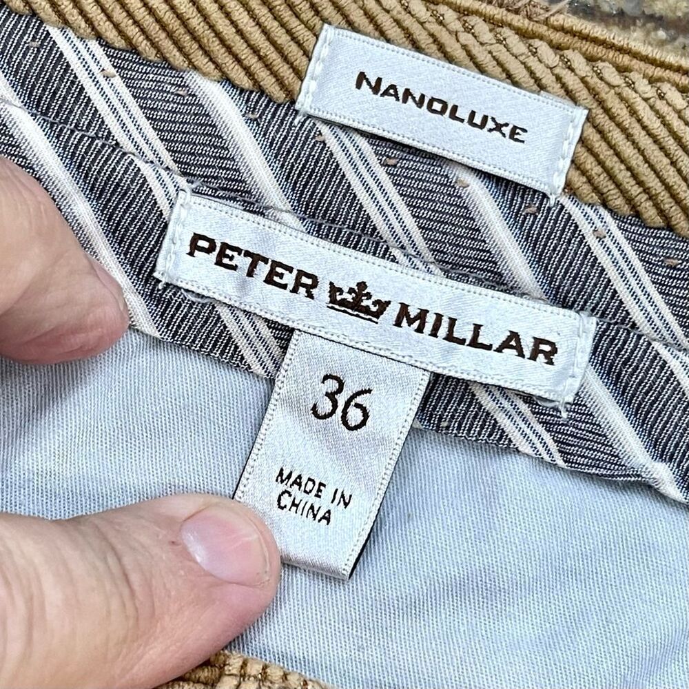 Peter Millar Nanolux Easy Care corduroy Pants. Size 36 - Picture 6 of 9